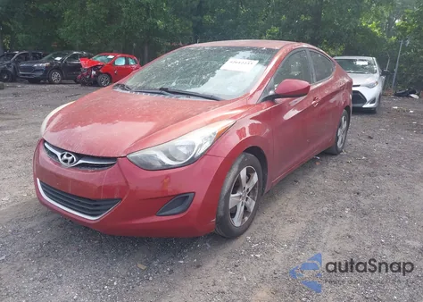 2011 Hyundai Elantra Gls (Ulsan Plant) z USA, uszkodzony, nr VIN KMHDH4AE5BU152598